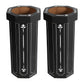 25 Gal Trash Can Bin, Brown, Set of 2