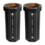 25 Gal Trash Can Bin, Brown, Set of 2