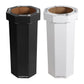 25 Gal Trash Can Bin, Brown, Set of 2