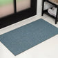 Natural Coir Indoor/Outdoor Mat 17" X 30" Natural/Black Stripe,