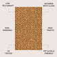 Natural Coir Indoor/Outdoor Mat 17" X 30" Natural/Black Stripe,