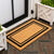 Natural Coir Indoor/Outdoor Mat 17" X 30" Natural/Black Stripe,